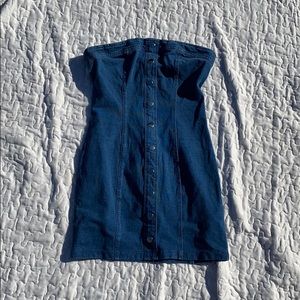 Jean mini dress